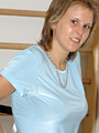 Blonde girl Molena with ugly face but big tits and tasty pussy wants sex - 1