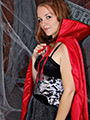 Hot vampire photo shooting with cute teen girl Heidi before Halloween - 2