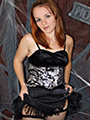 Hot vampire photo shooting with cute teen girl Heidi before Halloween - 5